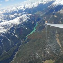 Flugwegposition um 13:11:47: Aufgenommen in der Nähe von Bezirk Inn, Schweiz in 3540 Meter